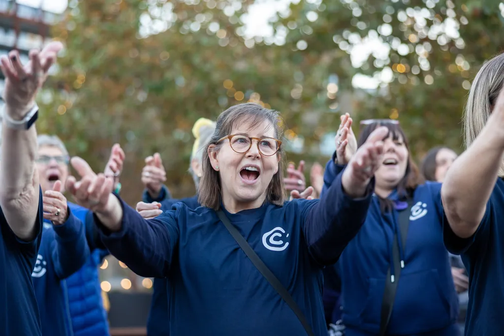 The Collaboration Choir’s Children in Need Flash Mob at King’s Cross