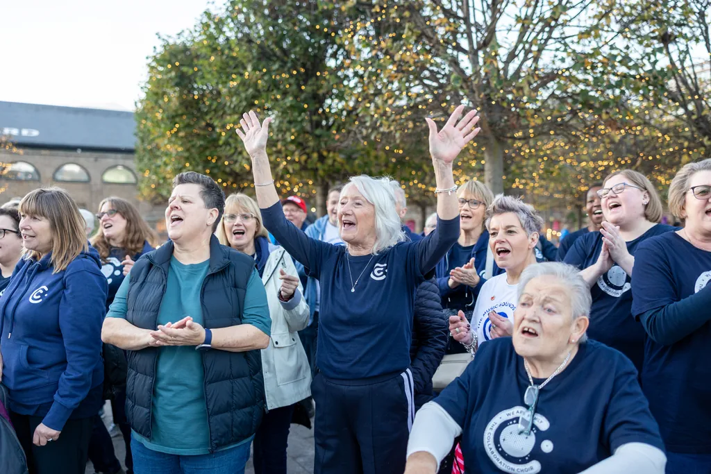 The Collaboration Choir’s Children in Need Flash Mob at King’s Cross