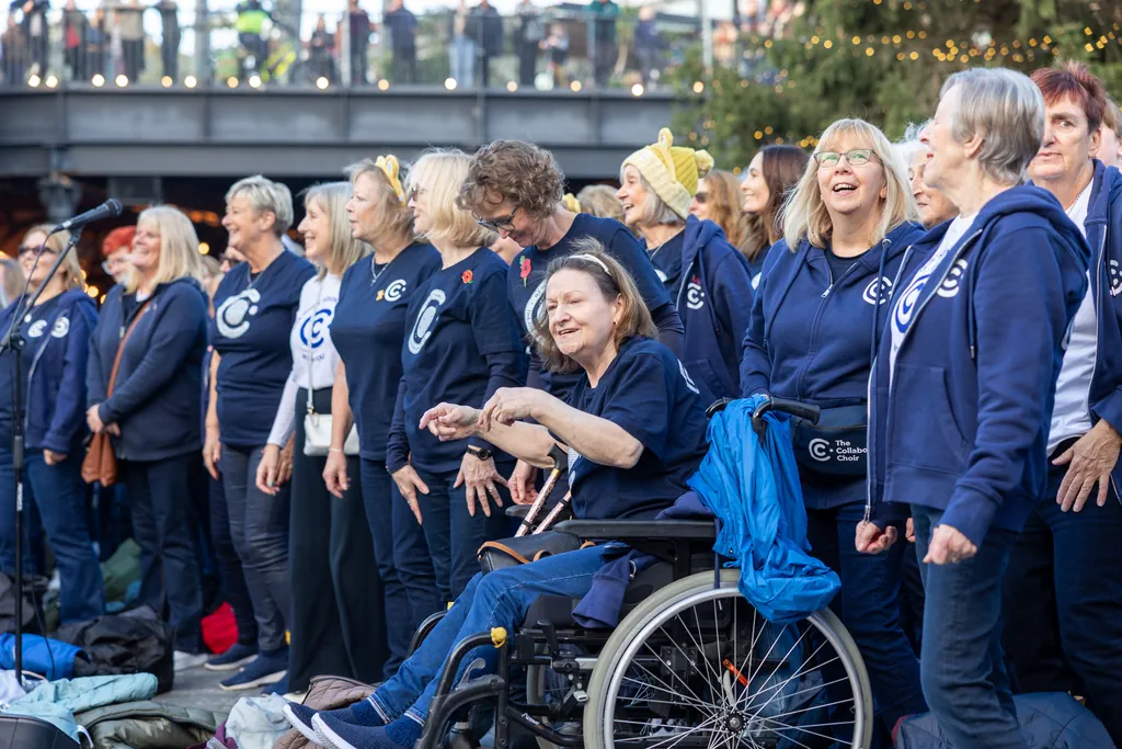 The Collaboration Choir’s Children in Need Flash Mob at King’s Cross