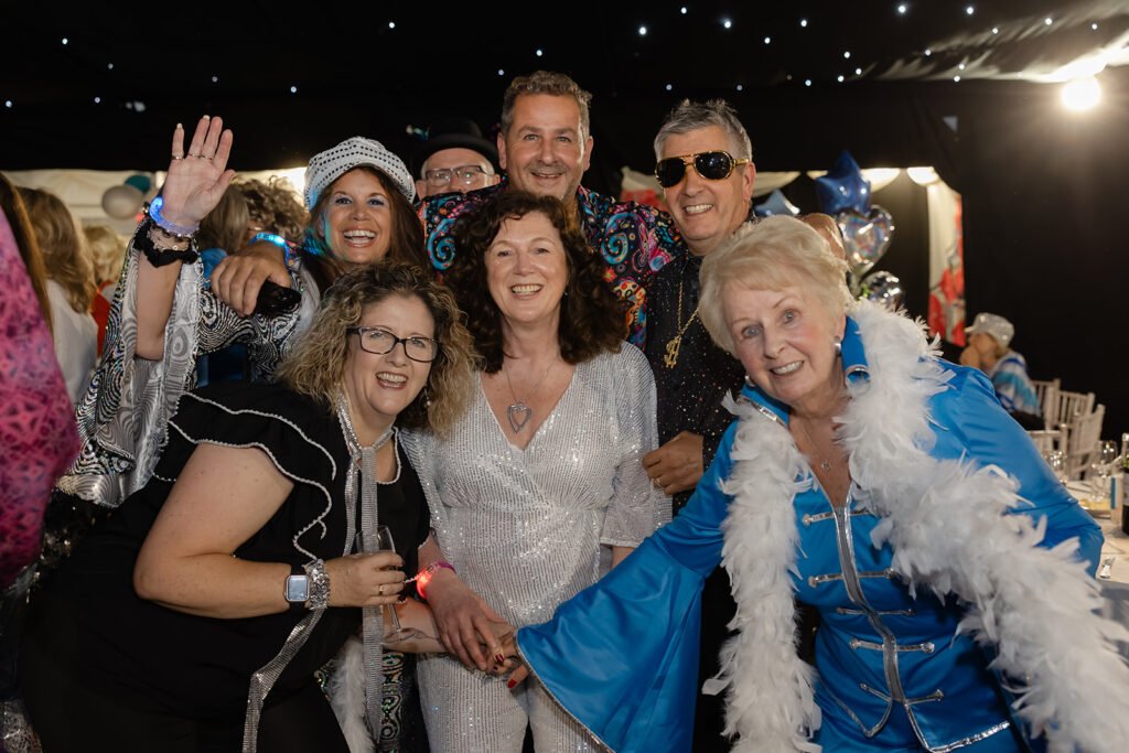 A 75th Birthday Party With an ABBA Tribute Band