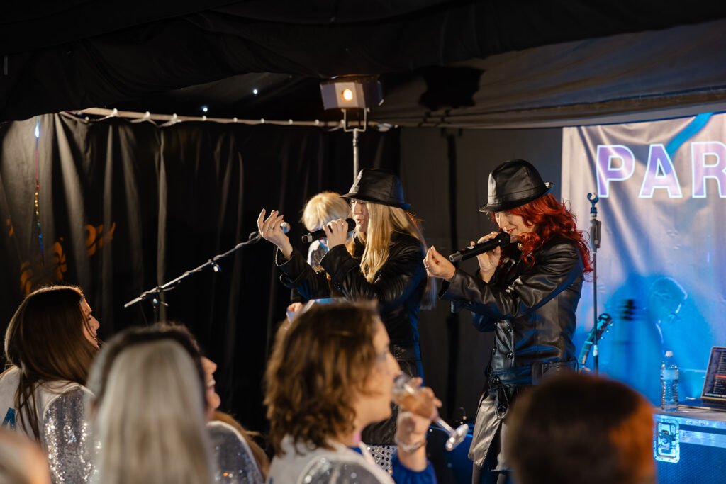 A 75th Birthday Party With an ABBA Tribute Band
