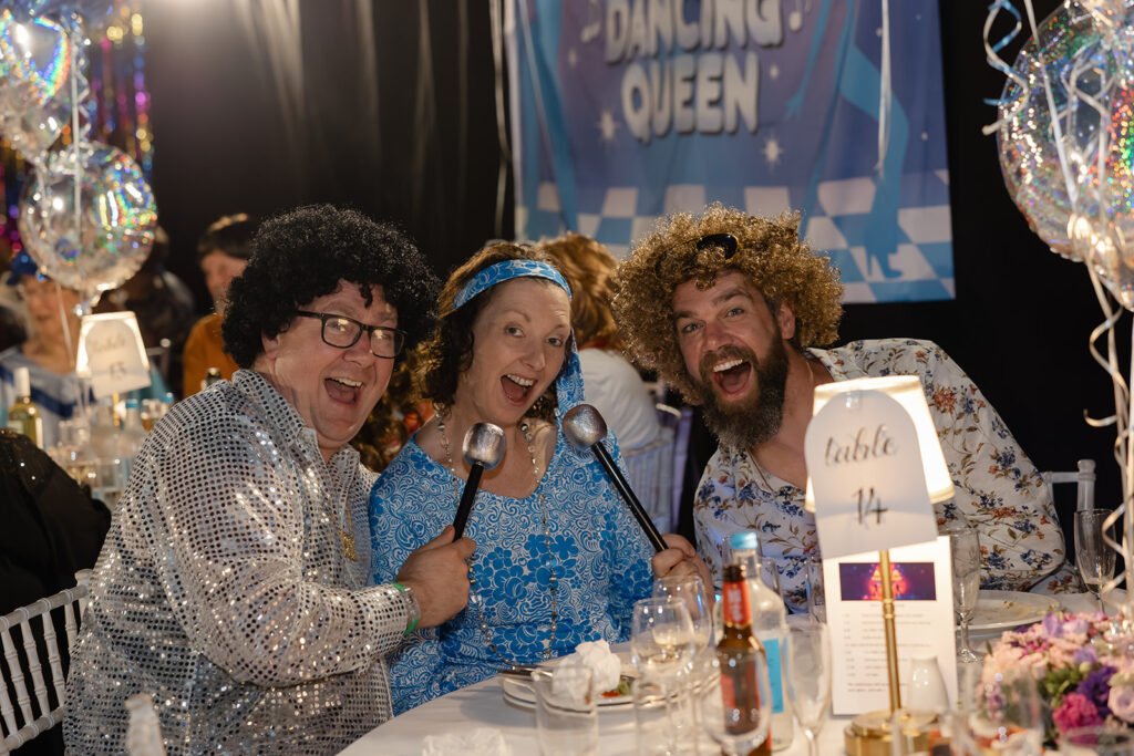 A 75th Birthday Party With an ABBA Tribute Band