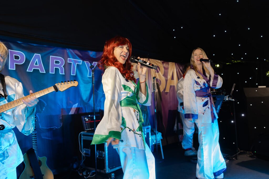 A 75th Birthday Party With an ABBA Tribute Band