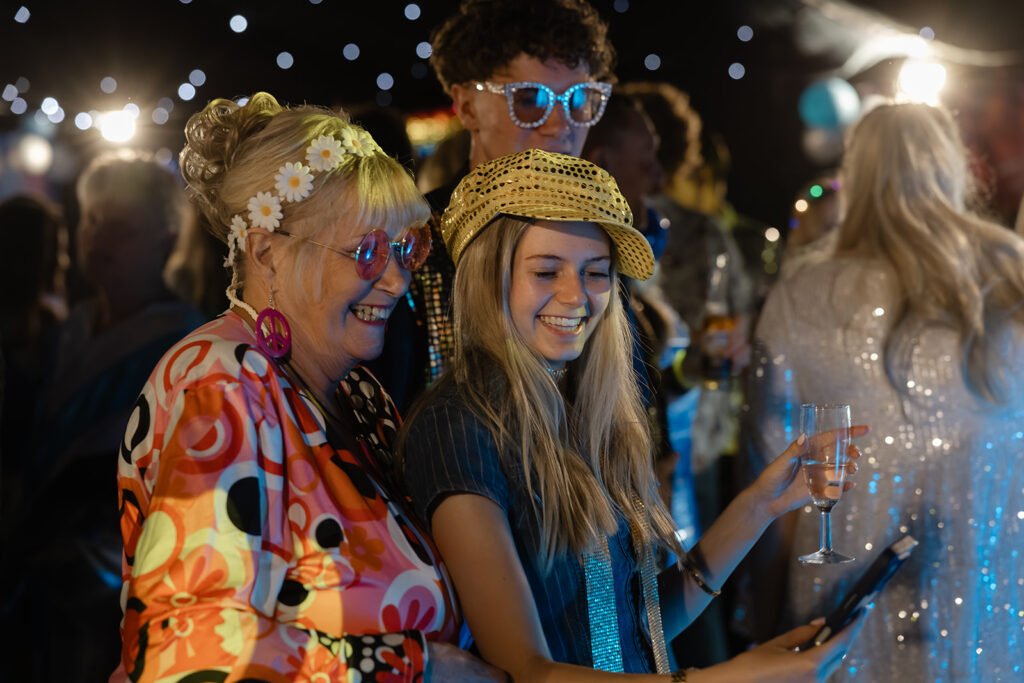 A 75th Birthday Party With an ABBA Tribute Band