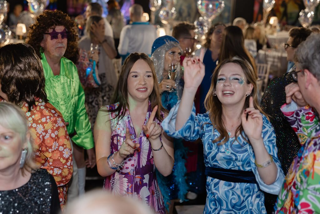 A 75th Birthday Party With an ABBA Tribute Band