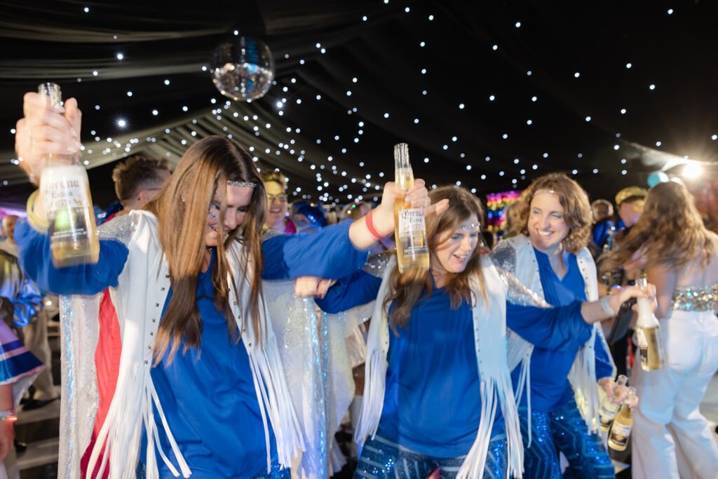 A 75th Birthday Party With an ABBA Tribute Band