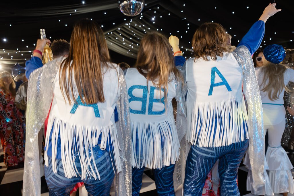 A 75th Birthday Party With an ABBA Tribute Band